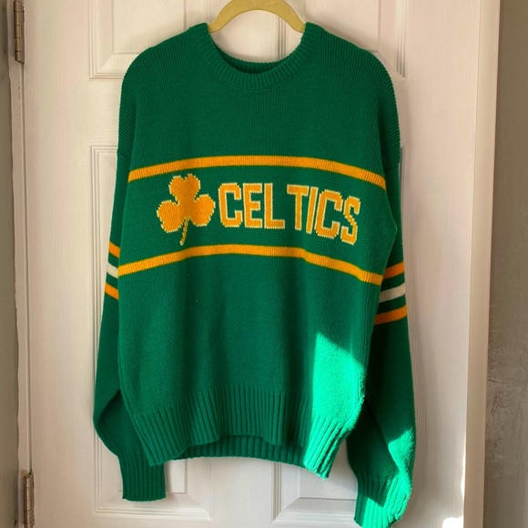 Cliff Engle Sweaters Vintage Cliff Engle Celtics Crewneck Sweater Poshmark